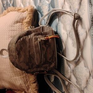 Steve Madden mini camo backpack